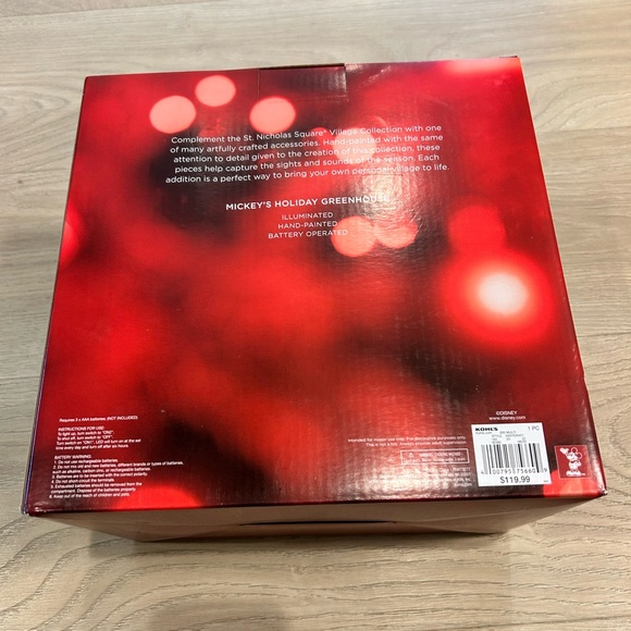 NEW Disney’s Mickey's Holiday Greenhouse Decor by St Nicholas Square - Picture 6 of 7